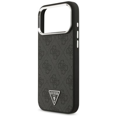 6. Guess 4G Triangle Logo MagSafe case for iPhone 17 Pro Max - black