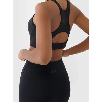 11. Women's 7/8 high waist leggings with quick-drying finish 4F 4FWAW26TFTIF489-20S