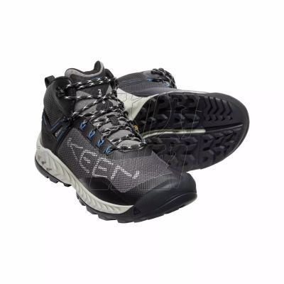 4. KEEN NXIS EVO MID WP MAGNET/BRIGHT COBALT M shoes KE-1026108