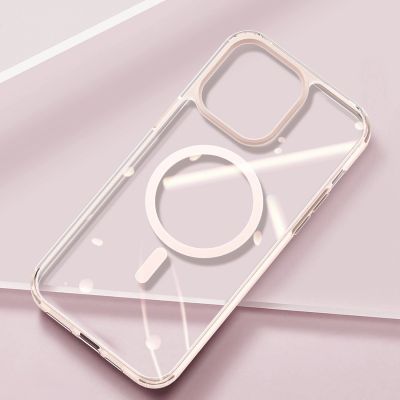 11. Dux Ducis Clin2 case for iPhone 14 Plus magnetic MagSafe cover pink