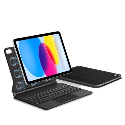 4. Tech-Protect Smartcase Magnetic with Keyboard for iPad 10.9” 2022 / iPad 11” 2025 - Black