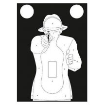 Silhouette shooting targets TS-9 French - set of 50 pcs