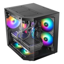 TACENS MARS MC-3TLITE 1X120 FRGB FAN mATX Case