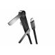 VAKOSS CABLE WITH STAND FUNCTION 2XTYPE-C 1M 100W 5A