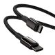 7. Baseus CATWJ-01 USB-C - USB-C PD QC cable 100W 5A 1m - black