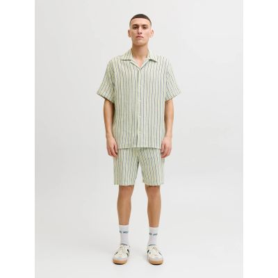 3. Jack&Jones men's striped shorts JPSTJAIDEN COBA STRIPE JOG SHORTS REG SN 12274413 TEA/STRIPES