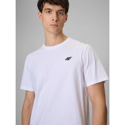 3. Men's regular plain T-shirt 4F 4FRMM00TTSHM4192-10S