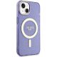 4. Guess Glitter Gold MagSafe case for iPhone 14 - purple