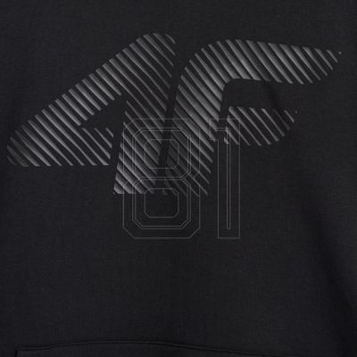 6. Men's sweatshirt 4F M1766 deep black 4FWMM00TSWSM1766 20S