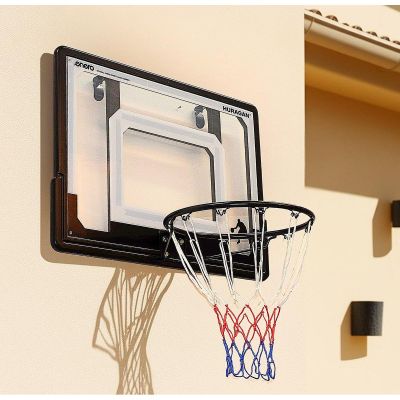 6. BASKETBALL BACKBOARD 82X58CM WITH RIM 38CM HURRICANE