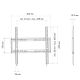 7. Fixed wall mount for 32-75" Schwaiger TV (LWHF5535 513)