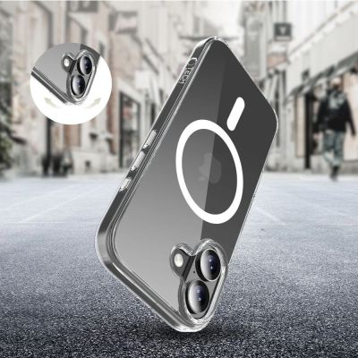 5. Tech-Protect Flexair Hybrid CC MagSafe Case for iPhone 17 - Clear