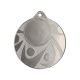 General silver medal with space for a 25 mm emblem – steel medal