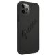 4. Guess Saffiano Vintage Script Case for iPhone 12 Pro Max 6.7" - Black