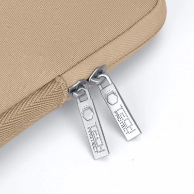 3. Tech-Protect Neoslim 15-16" Laptop Bag - Beige