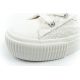6. Lee Isla women's sports shoes sneakers white platform lace