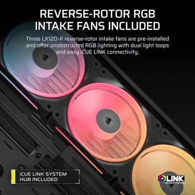 5. Corsair FRAME 4500X LX-R RGB Tempered Glass Mid-Tower Case, Black