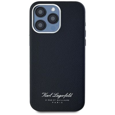 3. Karl Lagerfeld hotel RSG iPhone 15 Pro case - black