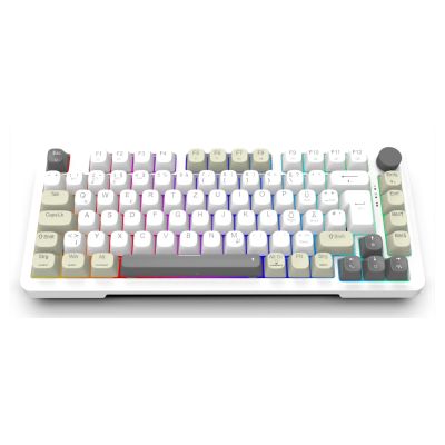 4. Inca IKG-455 Gaming Keyboard USB + RF Wireless + Bluetooth QWERTY German White