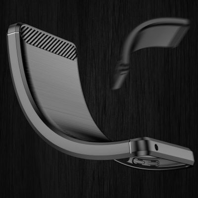 9. Carbon Case flexible cover for Motorola Moto G Stylus 2022 black