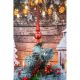 10. CHRISTMAS TREE TOP, HEIGHT 25 CM, RED