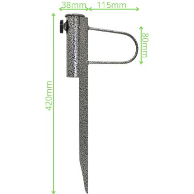 11. METAL BEACH UMBRELLA MOUNTING BASE