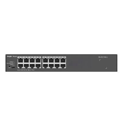Ruijie Networks RG-ES116G-L Unmanaged Network Switch L2 Gigabit Ethernet (10/100/1000) Black