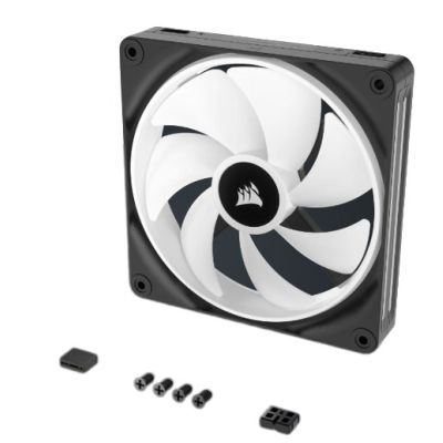 6. Corsair CO-9051004-WW computer cooling system Computer case Fan 14 cm Black, White 2 pcs.