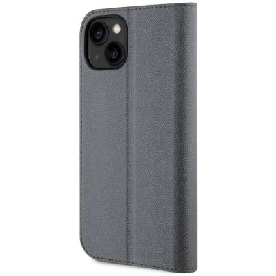 2. Karl Lagerfeld KLBKP14SSANKCPG iPhone 14 6.1" bookcase silver/silver Saffiano Karl & Choupette