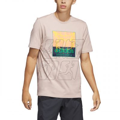 5. adidas Chain Net Basketball Graphic Tee M IC1863