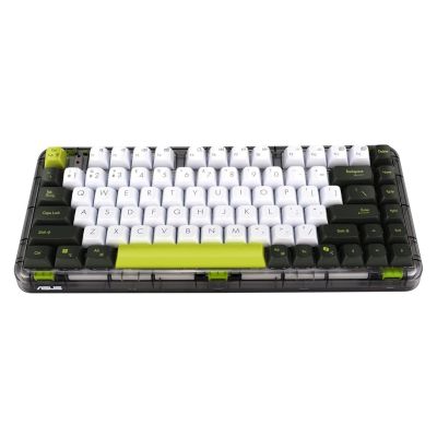 4. ASUS KD201 Jelly75 Wireless/Bluetooth Keyboard Volt Green