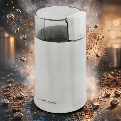 9. Esperanza Espresso EKC001W Coffee Grinder (160 W; Blade Grinder; White)