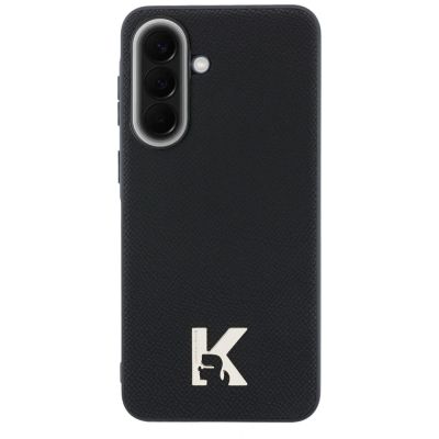 3. Karl Lagerfeld Karl Head Logo Case for Samsung Galaxy A37 5G - Black