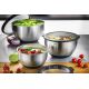 3. GEFU MUOVO Round Bowl 2.5 l Black, Stainless Steel 1 pc.