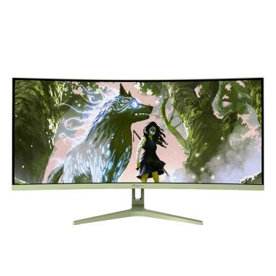 2. Arozzi Nova 34” Curved Computer Monitor 86.4 cm (34") 3440 x 1440 px 4K Ultra HD LED Green