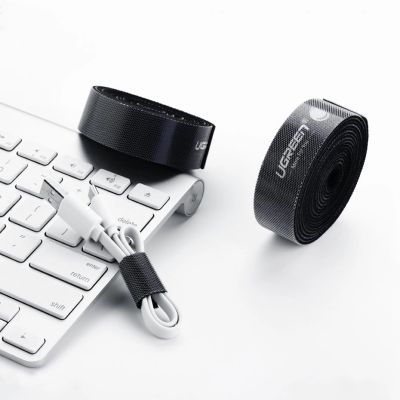 4. Ugreen Velcro Velcro cable organizer 5m black (40356)