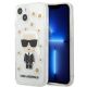 Karl Lagerfeld Flower Ikonik Karl Case for iPhone 13 mini - Transparent
