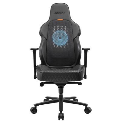 2. COUGAR CGR-ARP-BLB Universal Gaming Chair Upholstered Seat Black, Orange