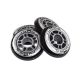 6. PU 76x24 82A BLACK WHEELS (4 pcs.) NILS EXTREME