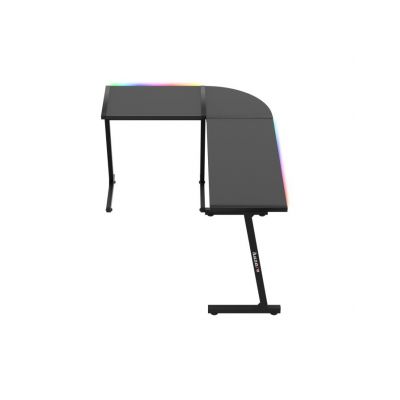 9. Huzaro Hero 6.0 Black RGB Gaming Desk
