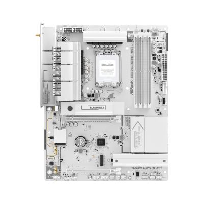 2. Asrock B860 Challenger WiFi White Intel B860 LGA 1851 (Socket V1) ATX