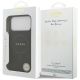 8. Guess Saffiano Classic Logo MagSafe Case for iPhone 17 Pro Max / 18 Pro Max - Black