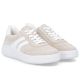 2. Beige leather sneakers Remonte Rieker D3E00-60