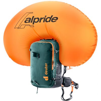 5. Deuter ALPROOF 30 SL backpack, Black, Green Denim, Polyamide, Polyester