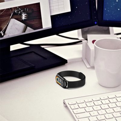 6. Tech-Protect MilaneseBand Strap for Xiaomi Smart Band 8 / 8 NFC - Beige