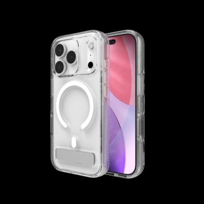 ZAGG Crystal Palace Snap KS MagSafe Case for iPhone 17 Pro - Clear