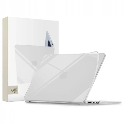8. Tech-Protect Softshell Case for MacBook Air 13" 2023 / 2024 / 2025 / 2026 - Transparent