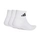 2. adidas Cushioned Sportswear Ankle 3P Socks, White JZ0523