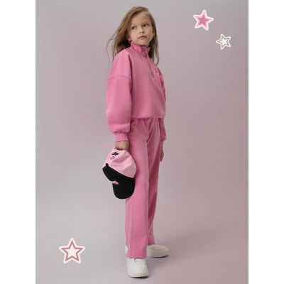 3. Regular sweatshirt without hood for girls 4F 4FJRSS26TSWSF2625-54S