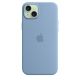 4. Apple Silicone Case with MagSafe Winter Blue, for iPhone 15 Plus